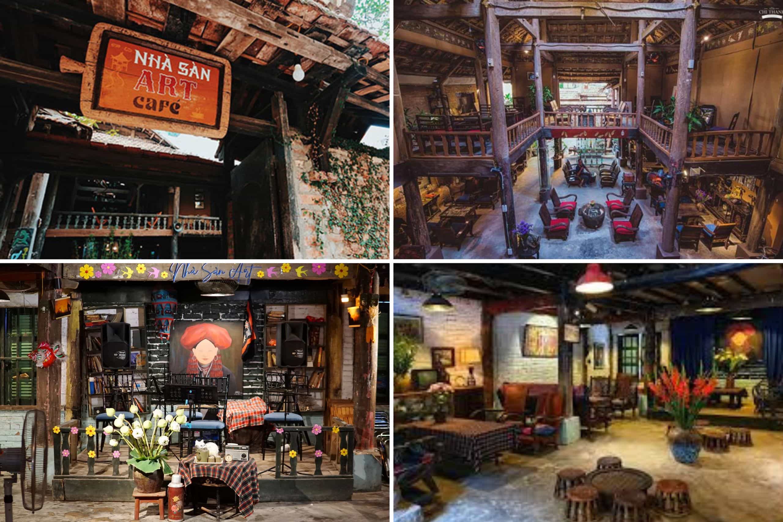 mẫu quán cafe phong cách Rustic